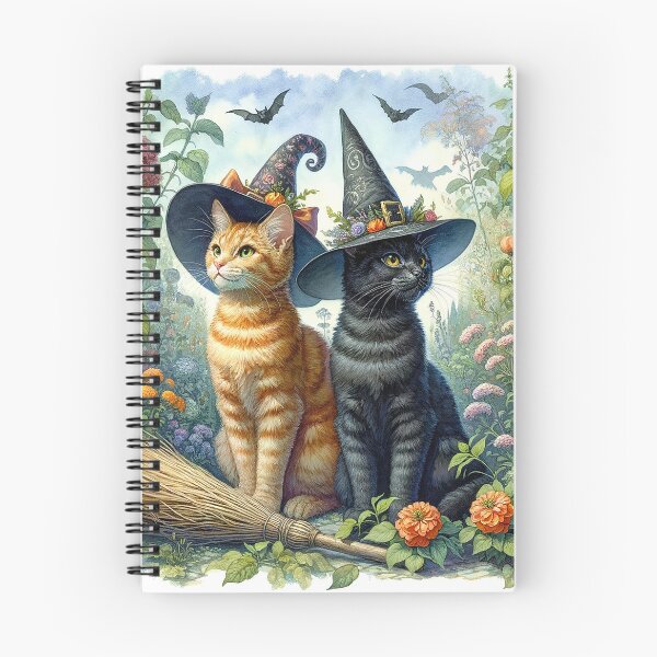 Item preview, Bewitched Brothers: The Orange and Black Cat Conjurors designed and sold by ThatRandomJerk.