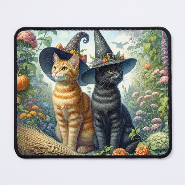 Item preview, Bewitched Brothers: The Orange and Black Cat Conjurors designed and sold by ThatRandomJerk.