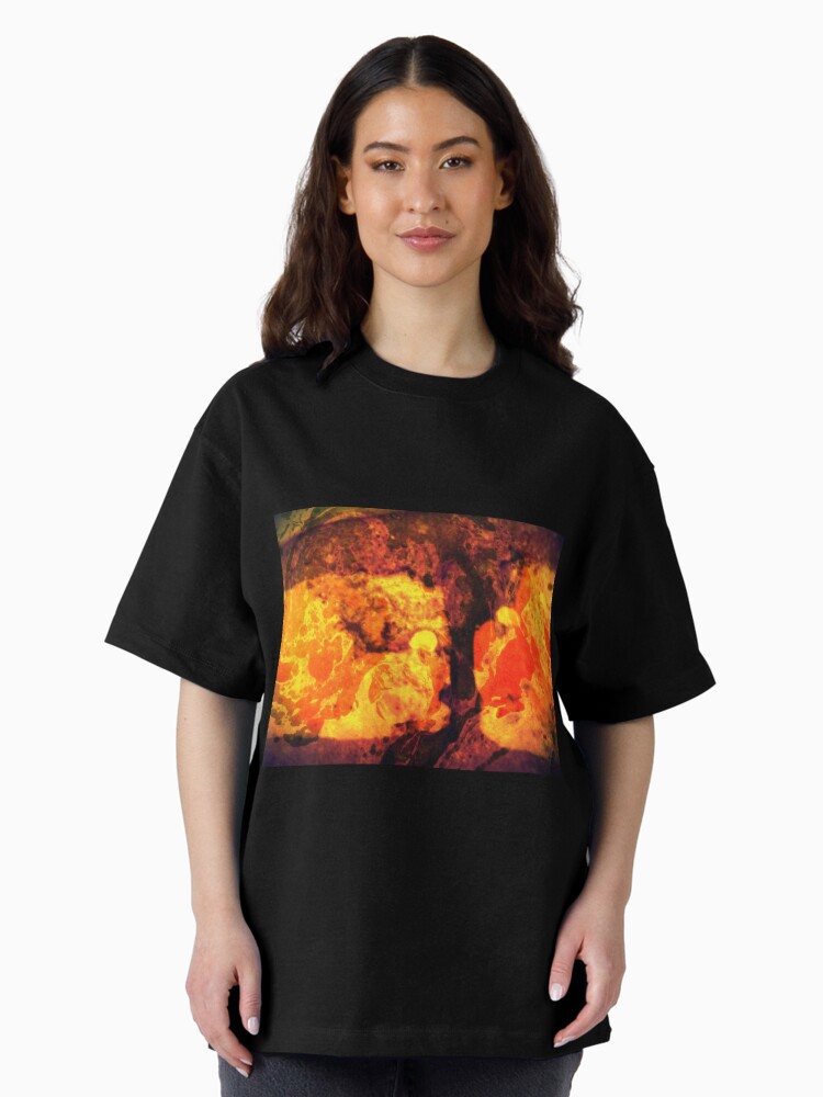 Thumbnail 1 of 7, Oversized T-Shirt, LAVA KISSES designed and sold by MODerATEtheDAN.