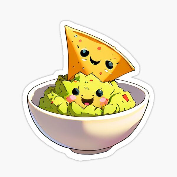 Chip and Guac Sticker