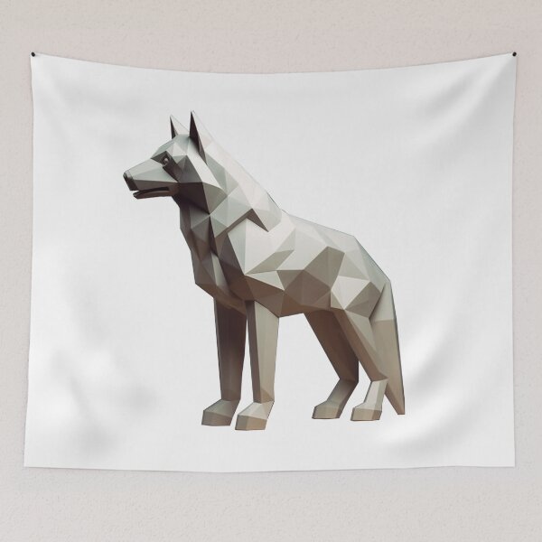 Item preview, Geometric Wolf Majesty designed and sold by MajesticArtPL.