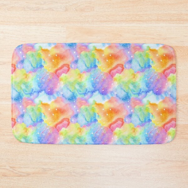 Item preview, Abstract Pastel Rainbow Watercolor Galaxy designed and sold by craftyvixenart.