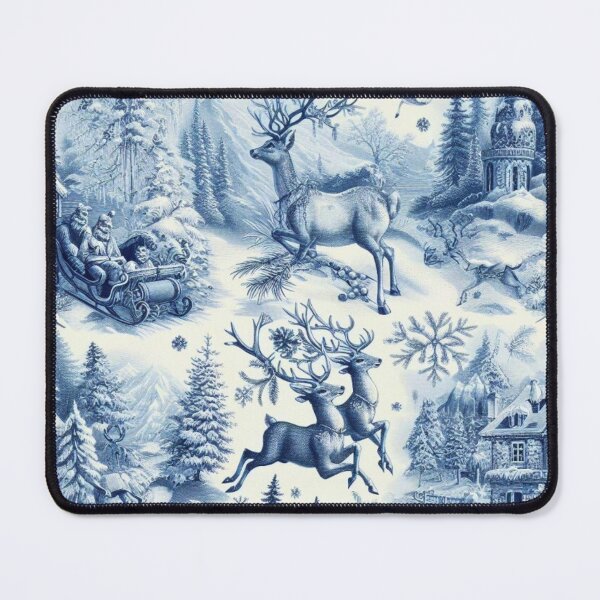 Item preview, Christmas Toile de Jouy designed and sold by RachelRebel.