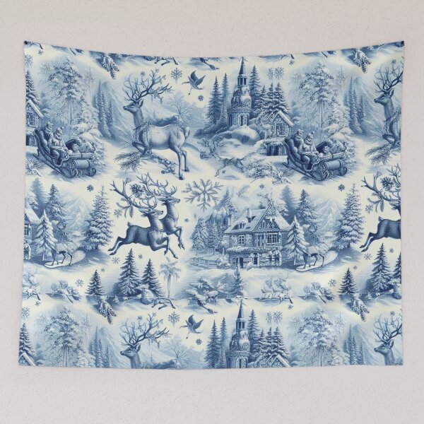 Item preview, Christmas Toile de Jouy  designed and sold by RachelRebel.