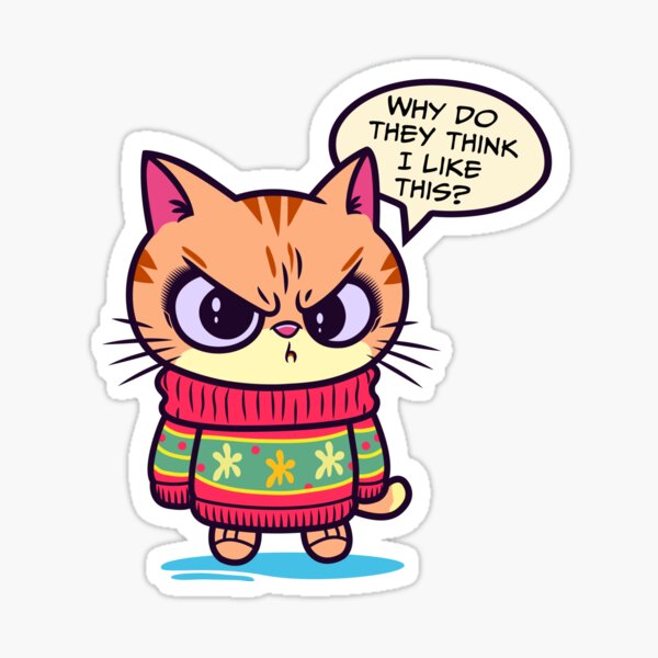 Gatinho Fofinho Sticker for Sale by manynha