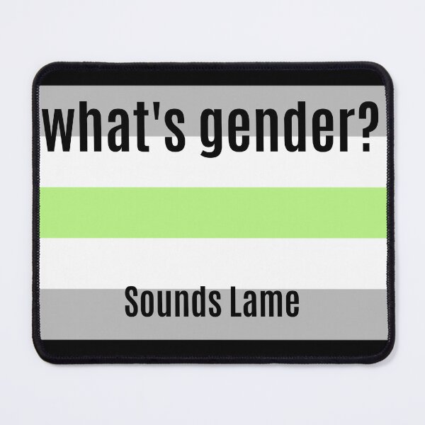 Item preview, Pride Pun: Agender designed and sold by ShroomGod.