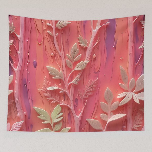 Item preview, Realistic delicate 3D wild leaves - expressive botanical pattern. designed and sold by My-fake-places.