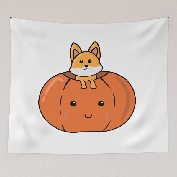 Item preview, Shiba Pumpkin  designed and sold by BlueArtFox.