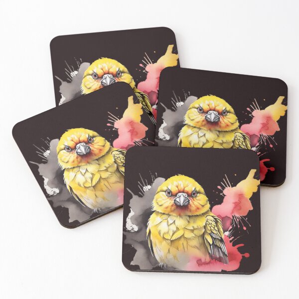 Item preview,  Powerful Colorful Canary Face designed and sold by vuslatmedia.