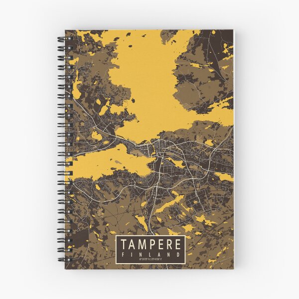 Item preview, Tampere City Map of Pirkanmaa, Finland - Pastel designed and sold by deMAP.