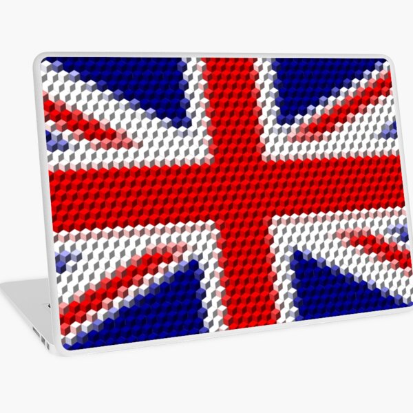 Item preview, Union Jack Flag 3D Cubes Low Poly Art designed and sold by SpiroJo.