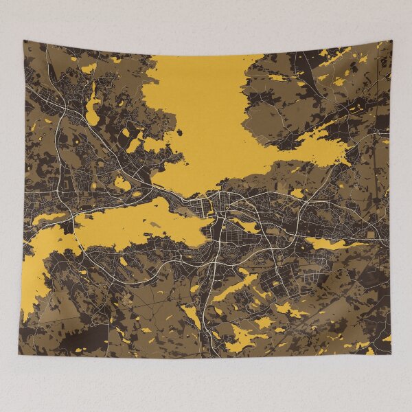 Item preview, Tampere City Map of Pirkanmaa, Finland - Pastel designed and sold by deMAP.