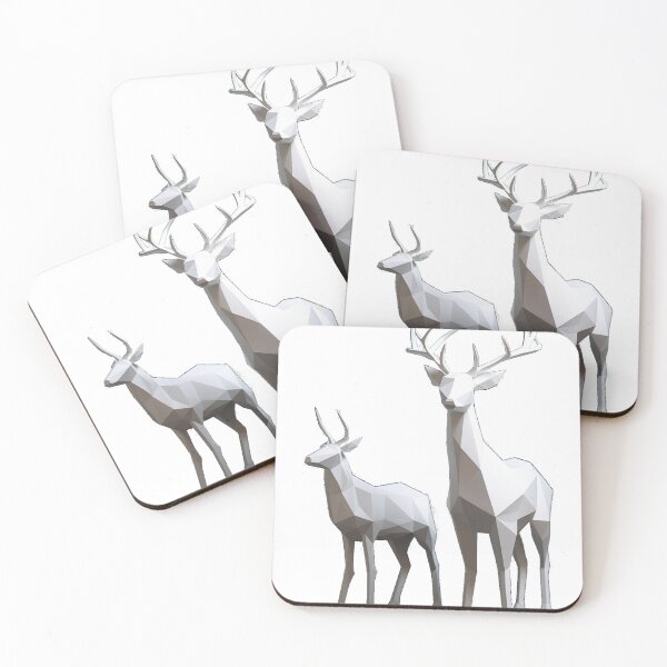 Item preview, Geometric Stag Serenity designed and sold by MajesticArtPL.