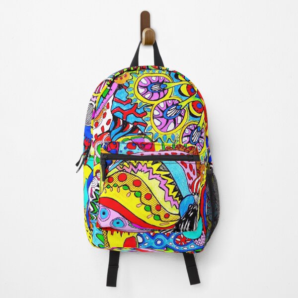 Item preview, 607. Colorful abstract psychedelic drawing subconscious neurographic maximalist rainbow designed and sold by Veera Zukova.