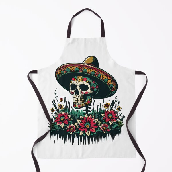 Item preview, Halloween party, day of the dead, skull, skeleton/traditional Mexican sugar skull/sugar skull with flowers designed and sold by yensyriv.