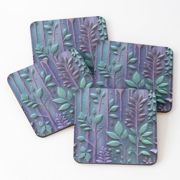 Item preview, Realistic delicate 3D wild leaves - expressive botanical pattern. designed and sold by My-fake-places.