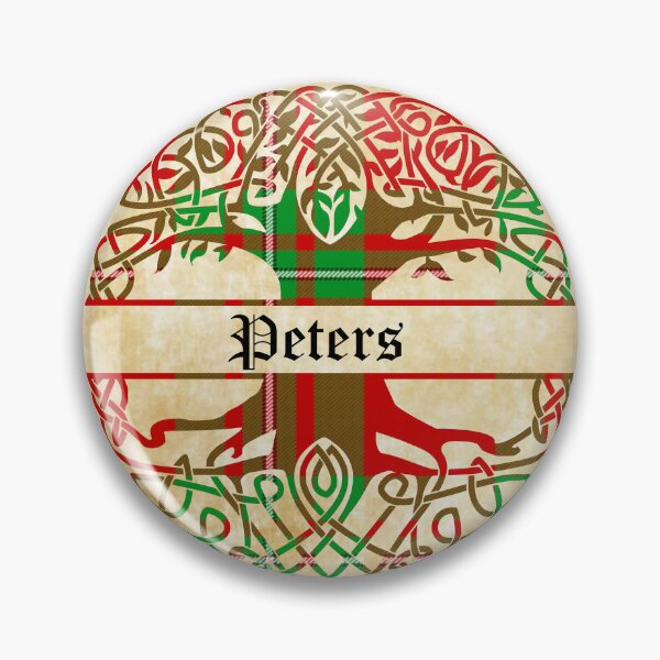 Artikelvorschau, Peters Tree of Life Clan schottischer Nachname Tartan entworfen und verkauft von BagTown Clans.