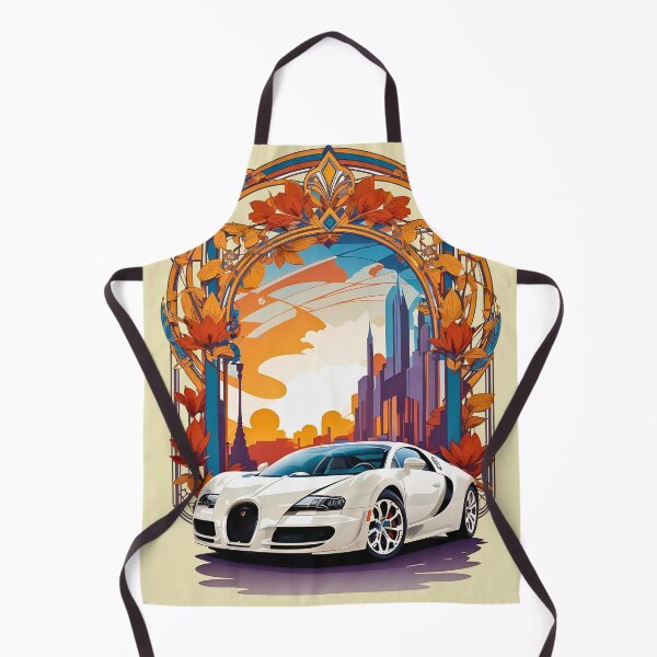 Item preview, Sport Car City Sunset retro vintage floral design designed and sold by BorgSpareParts.
