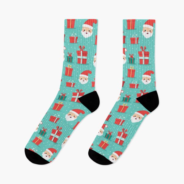 Item preview, Seamless Pattern of Santa Claus and His Gifts designed and sold by 89BLACK.