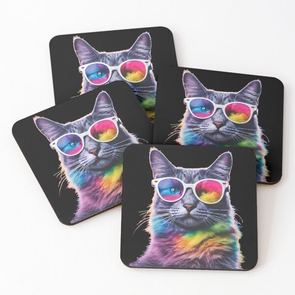 Item preview, Colorful Cat designed and sold by PixelRealm.