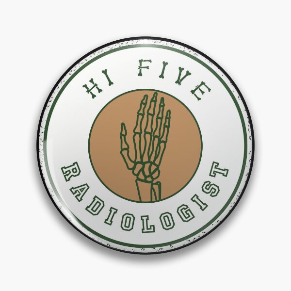 Item preview, Hi Five Radiologist (Retro Gold Colors) designed and sold by Teedose.