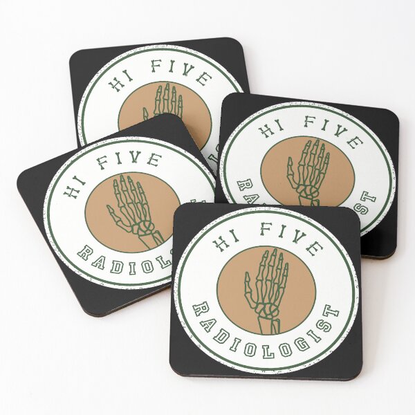 Item preview, Hi Five Radiologist (Retro Gold Colors) designed and sold by Teedose.