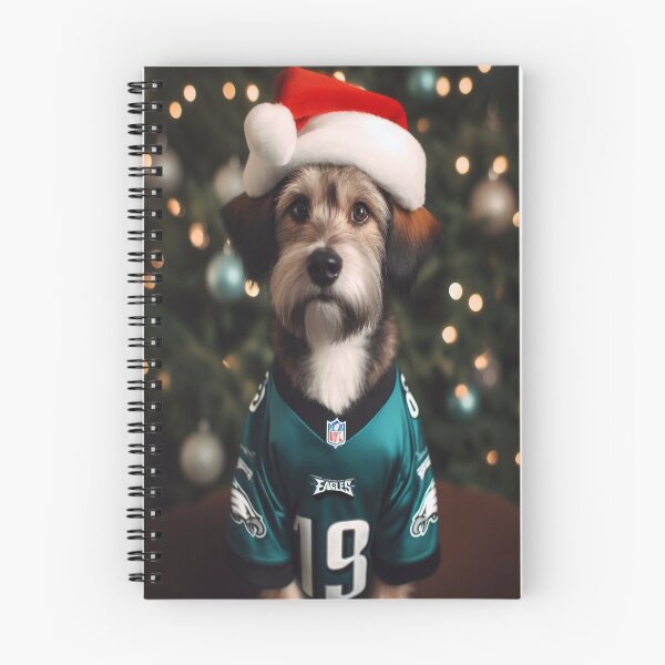Item preview, Eagles Puppy Christmas Themed designed and sold by PhillySportz.