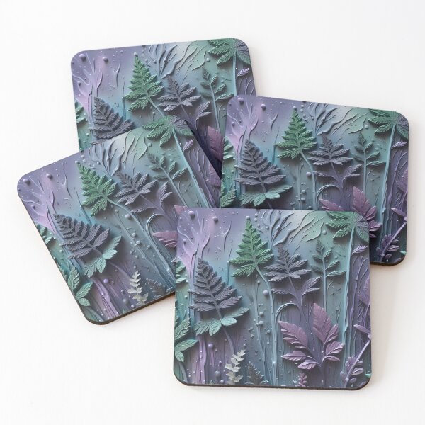 Item preview, Realistic delicate 3D wild leaves - expressive botanical pattern. designed and sold by My-fake-places.