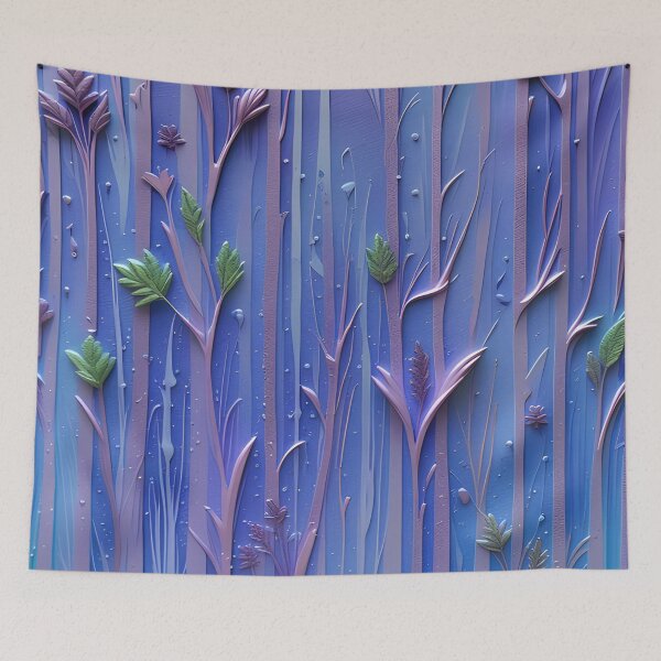 Item preview, Realistic delicate 3D wild leaves - expressive botanical pattern. designed and sold by My-fake-places.
