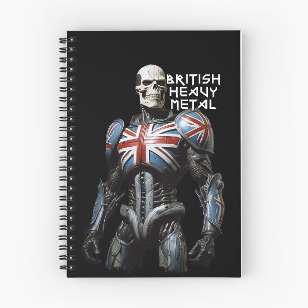 Item preview, British Heavy Metal Last Highway Tees #1 with logo white designed and sold by LastHighwayTees.