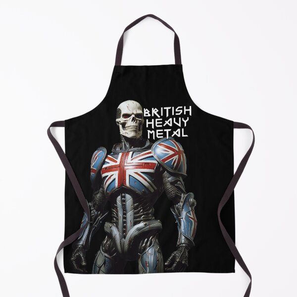 Item preview, British Heavy Metal Last Highway Tees #1 with logo white designed and sold by LastHighwayTees.