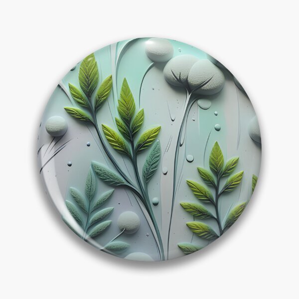 Item preview, Realistic delicate 3D wild leaves - expressive botanical pattern. designed and sold by My-fake-places.