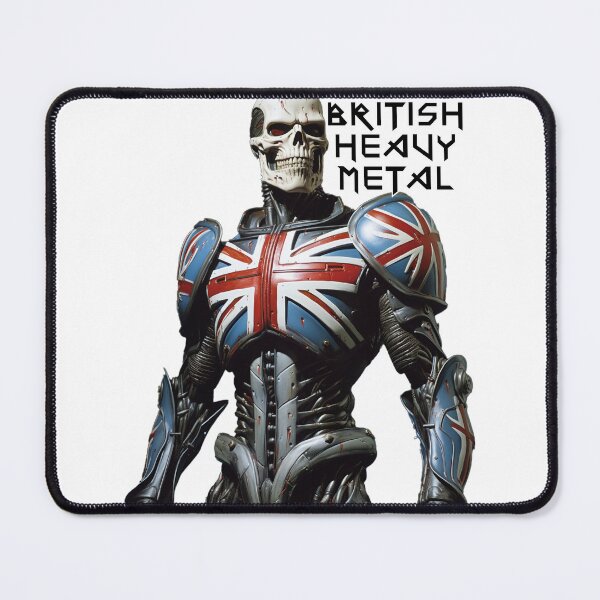 Item preview, British Heavy Metal Last Highway Tees #1 with logo black designed and sold by LastHighwayTees.