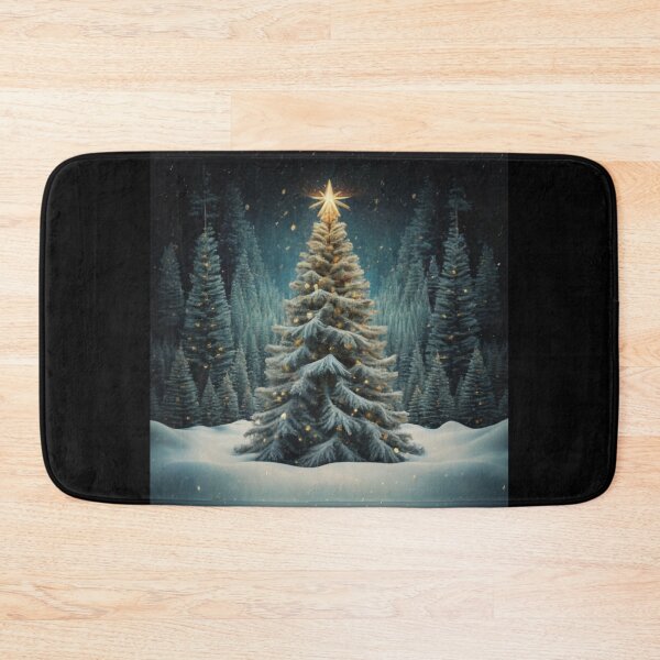 Item preview, Christmas tree in snow forest designed and sold by IdeaMind.