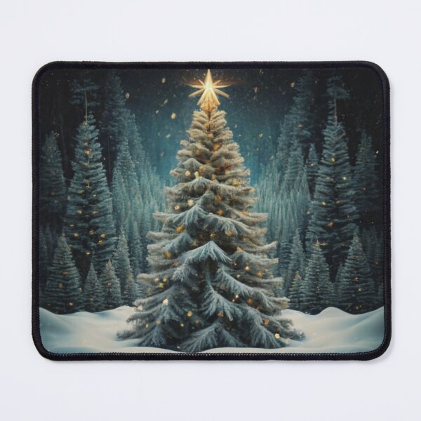 Item preview, Christmas tree in snow forest designed and sold by IdeaMind.