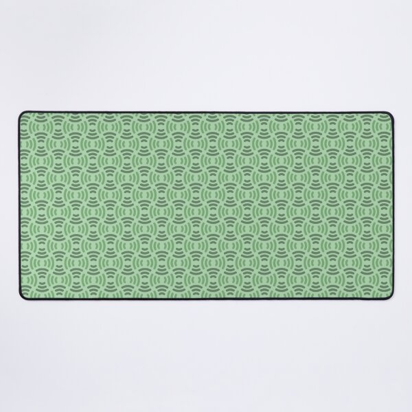 Item preview, Sage Pastel Mint Green Curves Waves Lines Art Nouveau Warm Color Pattern designed and sold by PenguinForests.
