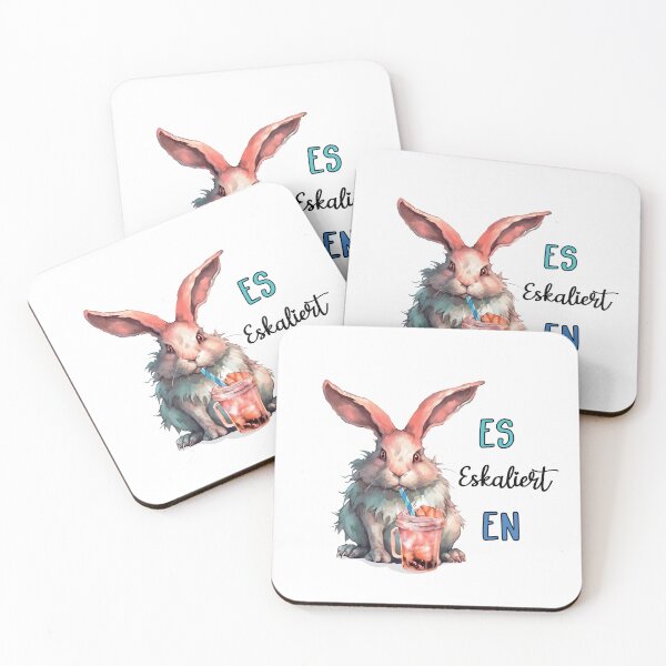 Item preview, "Cute Rabbit Drinking Cocktail" designed and sold by Anastasiia Yurevych.
