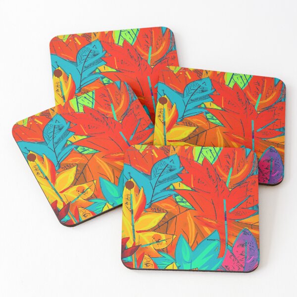 Item preview, Colorful Autumn Leaves in Graffiti Art style by dePace' designed and sold by mrpropcake.