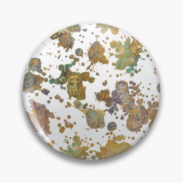 Item preview, golden metallic splash pattern hand painted  designed and sold by SelenePaintings .