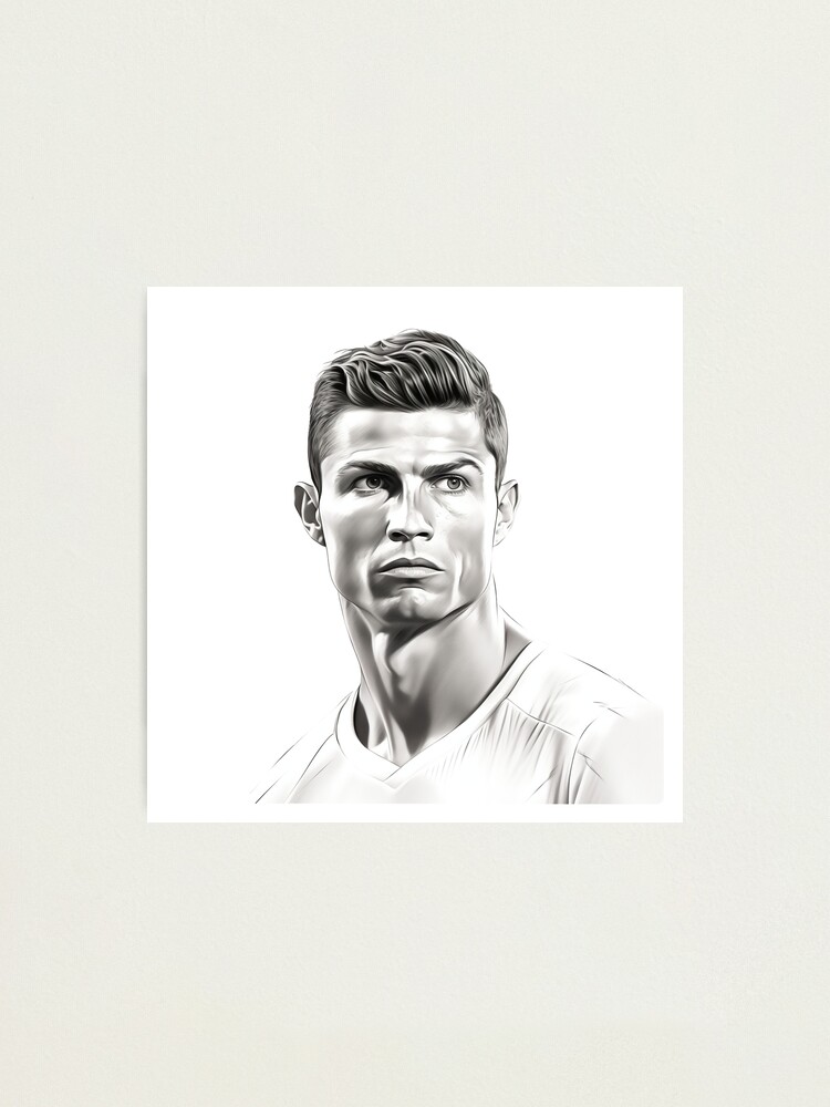How to Draw Cristiano Ronaldo (Footballers) Step by Step |  DrawingTutorials101.com