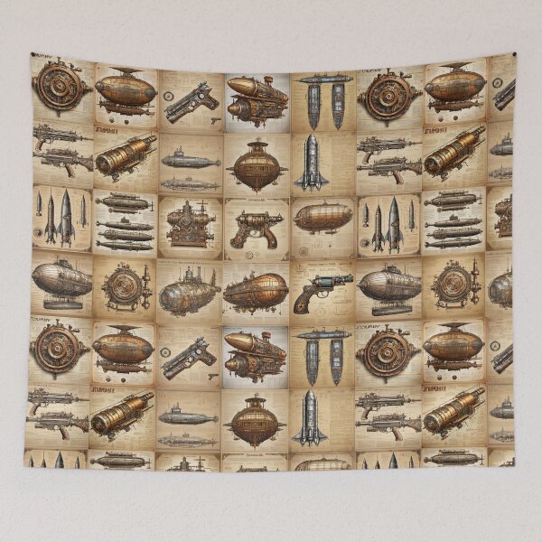 Item preview, Steampunk Collage designed and sold by FeatheredWolf.