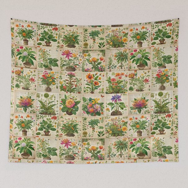 Item preview, Botanical Drawing Collage designed and sold by FeatheredWolf.