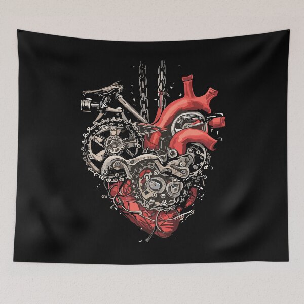 Item preview, Bicycle mechanic heart - bicycle heart graphic designed and sold by Ascooepics.