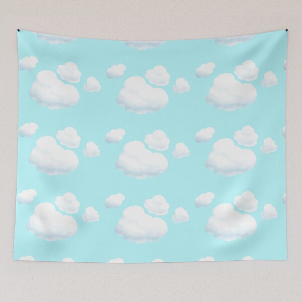 Item preview, Clouds like cotton candy flowing in the blue sky designed and sold by Sunny-Sally.