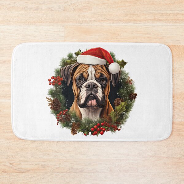 Item preview, Boxer Navidad designed and sold by Arthoughts.