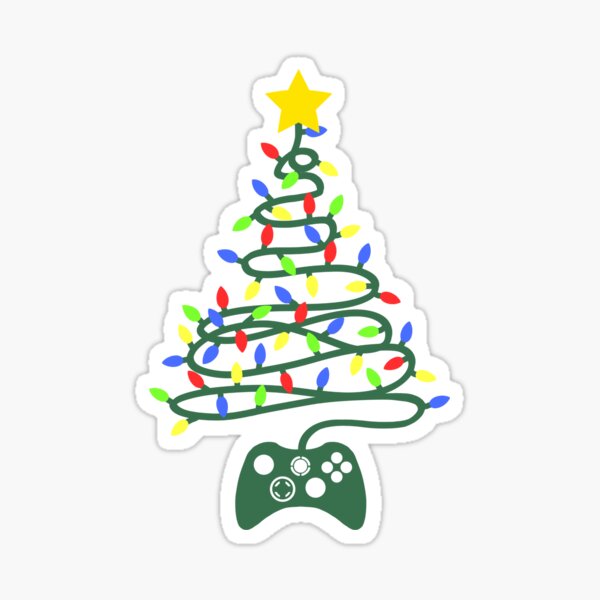 Vista previa del artículo con la obra «Controlador de juegos Árbol de Navidad (X360)», diseñado y vendido por Toffee Bee.