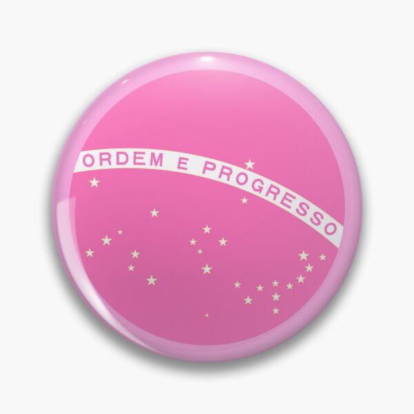 Item preview, Pink Brazilian Flag designed and sold by holografica.