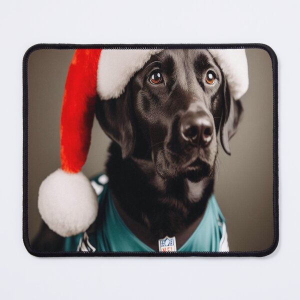 Item preview, Eagles Black Lab Christmas designed and sold by PhillySportz.