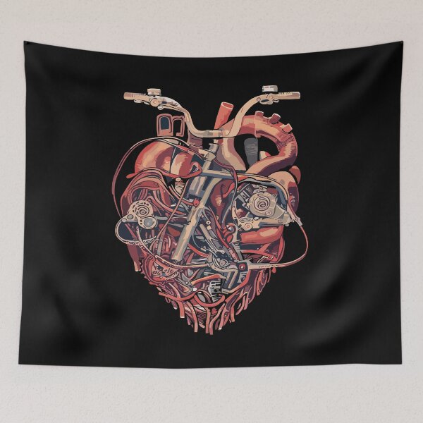 Item preview, Bicycle heart bicycle mechanic designed and sold by Ascooepics.