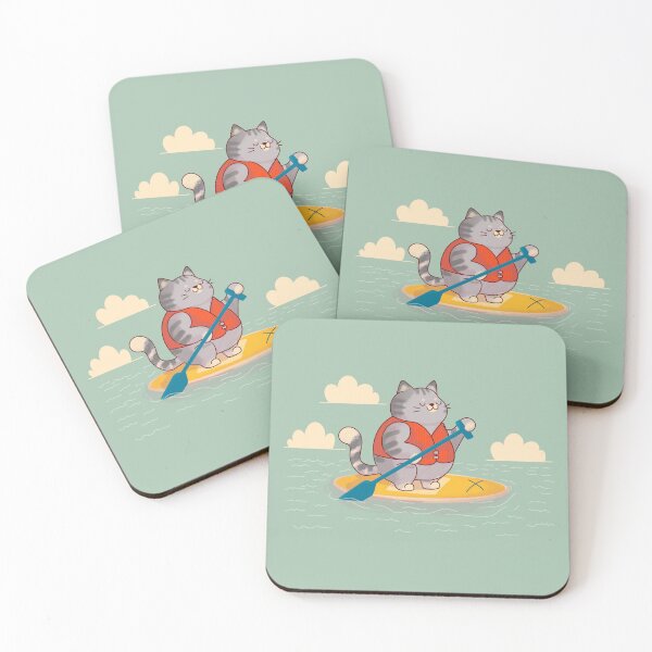 Item preview, SUP Stand Up Paddle board Cat  designed and sold by SusanaDesigns.